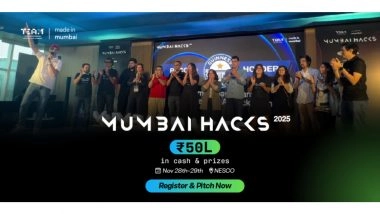 Business News | TEAM Returns with MumbaiHacks 2025: 3,000+ Innovators Compete for Up to ₹50 Lakhs in Cash and Rewards at India's Premier Agentic AI Hackathon