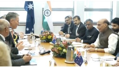 World News | Australia Dy PM Accepts Rajnath Singh's Invitation to Visit India for Annual Defence Minister's Dialogue 2026