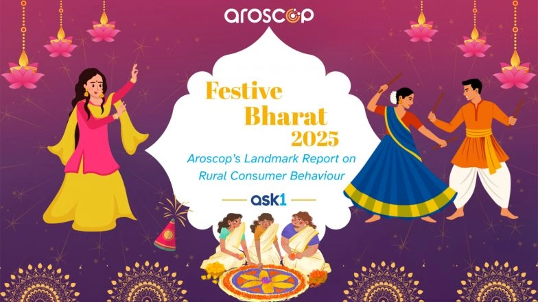Business News | Aroscop's Landmark Study Reveals Rural India's Festive Shopping Behavior