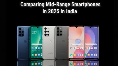 Business News | Best Mobiles Under Rs. 25,000: Comparing Mid-Range Smartphones in 2025 in India