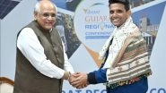 India News | Group Captain Shubhanshu Shukla Meets Gujarat CM Bhupendra Patel