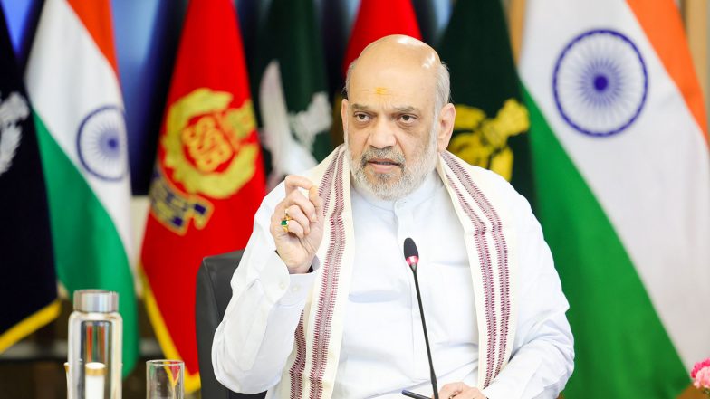India News | Amit Shah Reviews J-K Security; Says Forces Have Full Freedom to Crush Terror Threats
