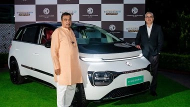 Business News | JSW MG Motor India Launches the Windsor Inspire Edition: Honouring Shri Nitin Gadkari's Vision for a Sustainable EV Future