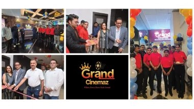 Business News | Grand Cinemaz Expands Footprint with the Launch of Its 2 Multiplexes in a Single Day - Ghaziabad  and Saharanpur