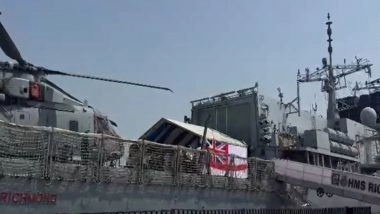 World News | UK's HMS Richmond Visits Mumbai Port After Konkan Exercise 2025