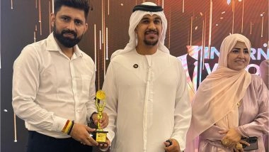 Business News | Kulvant Baliyan Honored at International Visionaries Summit in Dubai for Elevating Indian Volleyball Globally