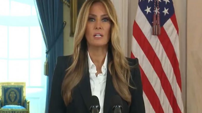 World News | Eight Ukrainian Children Reunited with Families, Melania Trump Says Putin Responded Positively to Peace Letter