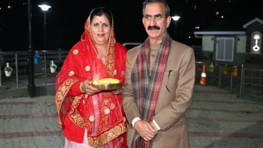 India News | Himachal CM Sukhu Extends Karva Chauth Wishes, Prays for Women's Happiness and Prosperity