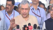 India News | Ashwini Vaishnaw Reviews New Constructions at New Delhi Railway Station Ahead of Festival Surge