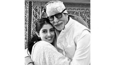 Entertainment News | Amitabh Bachchan Turns 83, Receives Heartfelt Birthday Wish from Granddaughter Navya Nanda