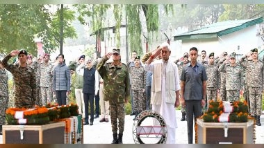 India News | J-K: LG Sinha Pays Homage to Army Personnel Killed in Kokernag Anti-terror Operation