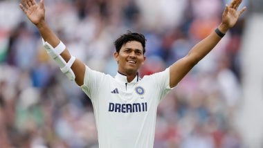 Sports News | 2nd Test: Shubman Gill, Yashasvi Jaiswal's Tons Propel India to 518/5d; Hosts Lead by 492 Runs (Day 2 Tea)