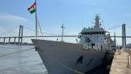 World News | Indian Coast Guard Ship Sachet Arrives in Mozambique with 20 Metric Tonnes of Humanitarian Aid