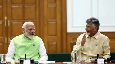 India News | PM Modi Congratulates Chandrababu Naidu on Completing 15 Years as Andhra Pradesh CM