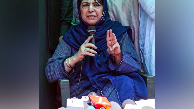 India News |  India, Mother of Democracy, Embracing Taliban, Father of Jihad, Under BJP: Mehbooba Mufti