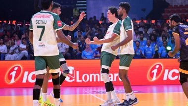 Sports News | PVL 2025: Bengaluru Torpedoes Eye Fourth Consecutive Win as Chennai Blitz Prepare for Tough Challenge