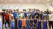 Sports News | Mansukh Mandaviya Visits SAI National Centre of Excellence, Sonipat; Reviews Facilities, Interacts with Athletes, Coaches and Staff