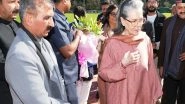 India News | Himachal CM Sukhu Welcomes Sonia Gandhi in Shimla Ahead of Virbhadra Singh Statue Unveiling