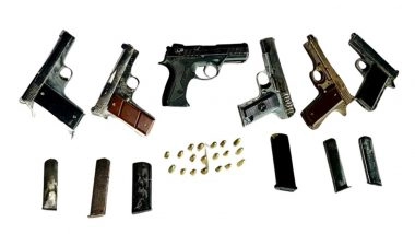 India News | Punjab: AGTF Arrests Two Bambiha Gang Members, Recovers Six Pistols, 19 Cartridges