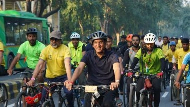 India News | Mansukh Mandaviya Leads 'Sundays on Cycle' with Doctors and Health Professionals