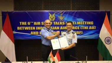 World News | 6th Edition of India-Indonesia Air Force Staff Talks to Strengthens Ties, Enhances Strategic Cooperation