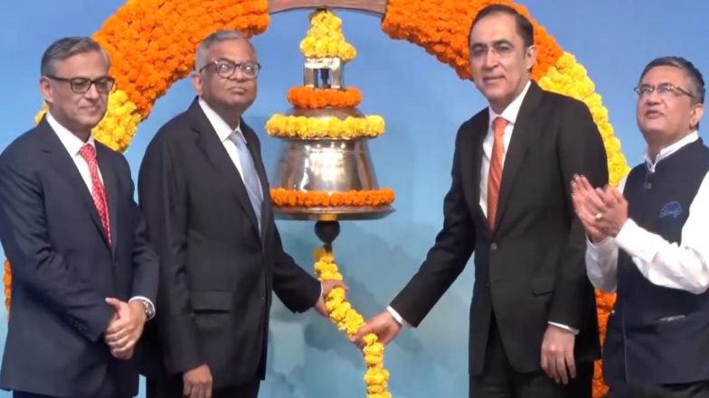 Business News | Tata Capital Listed on NSE with Minor Gains; ED Tata Sons Says Company is Committed to Sustainable Growth, Value Creation