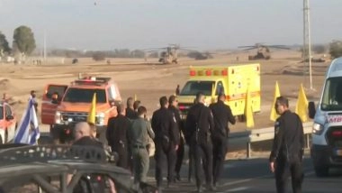 World News | First Seven Hostages from Gaza Handed over to Israeli Forces, Reports Israeli Media