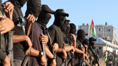 World News | Hamas Says It Remains Committed to Ceasefire Deal After Handing over 7 out of 20 Hostages to Red Cross