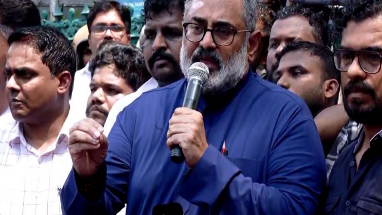 India News | BJP Yuva Morcha Protests Against Kerala CM over Alleged Gold Theft from Sabarimala Temple