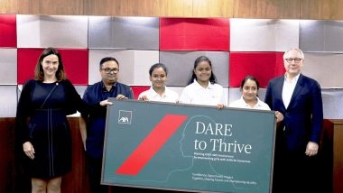 Business News | AXA to Support STEM Education of Nearly 10,000 Girls in India by 2030