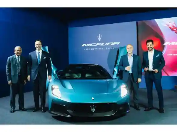 Business News | Maserati Expands into South India: VST Maserati's Flagship Showroom Opens in Bengaluru, Unveils MCPura Supercar