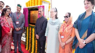India News | Priyanka Gandhi Pays Tribute to Former Himachal CM Virbhadra Singh on Statue Unveiling