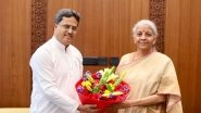 India News | Tripura CM Saha Meets Union Finance Minister Sitharaman in Delhi