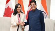 Business News | India Ready to Reinvigorate Mutually Beneficial Trade Ties Based on Trust, Respect: Piyush Goyal After Meeting Canada's FM
