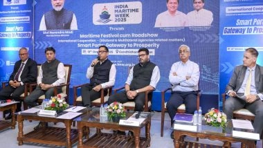 India News | Deendayal Port Authority Organises Maritime Festival-cum-Roadshow Under India Maritime Week 2025