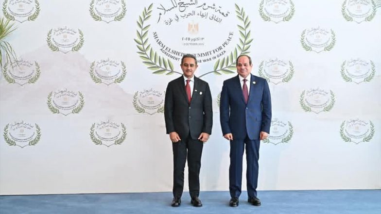 World News | MoS Mea Singh Calls It 'privilege' Attend Gaza Summit in Egypt