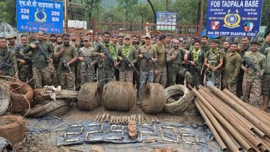 India News | Karnataka: Security Forces Recover Explosives from Maoists in Bijapur, Prevents Major Attack