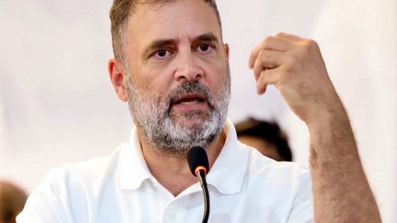 India News | Haryana IPS Officer Death Case: Rahul Gandhi Meets Family of Y Puran Kumar