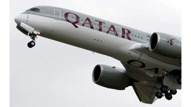 India News | Qatar Airways Flight from Doha to Hong Kong Makes Emergency Landing in Ahmedabad Due to Technical Snag