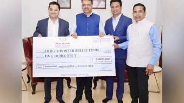 Business News | Abhay Bhutada Foundation Donates ₹5 Crore To CM Relief Fund For Maharashtra Flood Victims