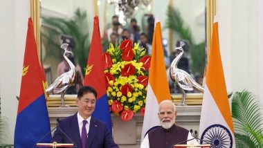 World News | India Signs MoU with Mongolia to Boost People-to-people Ties, Announces Free E-visas