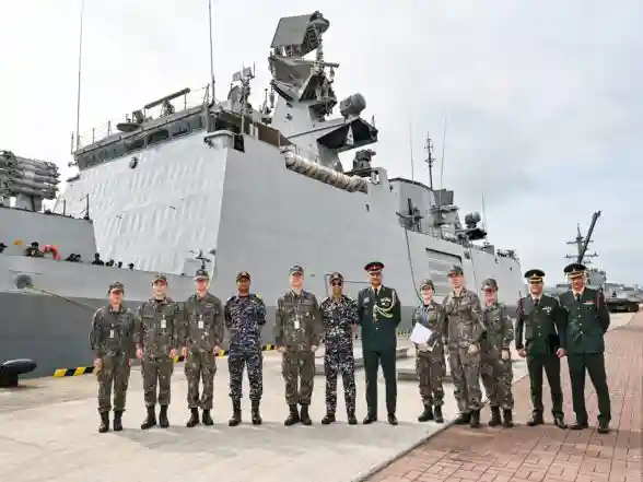 World News | Maiden India-South Korea Navy Bilateral Ex Begins with INS Sahyadri's Port Call at Busan