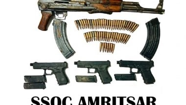 India News | Punjab: State Special Operation Cell Recovers Weapon Consignment from Border