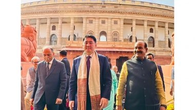 World News | LS Speaker Holds Talks with Mongolian President on Parliamentary Cooperation