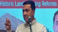 India News | Goa CM Pramod Sawant Distributes Forms to Beneficiaries Under Majhe Ghar Yojana