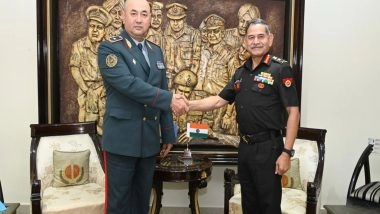 World News | Army Chief General Upendra Dwivedi Meets Kazakhstan Counterpart, Reaffirms Defence Partnership