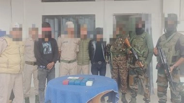 India News | Assam Rifles Nab Six Drug Peddlers in Anti-narcotics Operations with Manipur Police