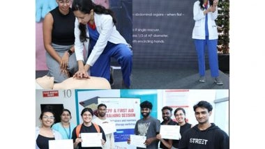 Business News | Manipal Hospital Sarjapur Road Empowers Fitness Enthusiasts with CPR Skills and First-Aid Workshop