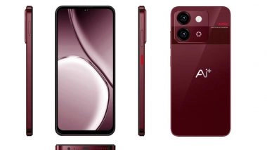 Business News | Ai+ Smartphone Unveils Sparkle Red: A Bold New Shade for the Festive Season