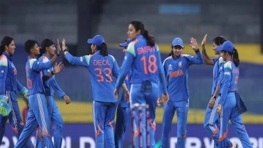 Sports News | Women's World Cup: India Fined 5 Per Cent Match Fee for Slow Over-rate Against Australia